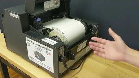 IPSi Print Lab - Epson C6500A: Loading Internal Roll Labels