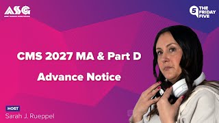 CMS 2027 MA & Part D Advance Notice