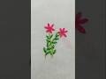 eas flower embroidery. #shorts #ytshorts #viralvideo #video #trending #embroidery #stitch #easy