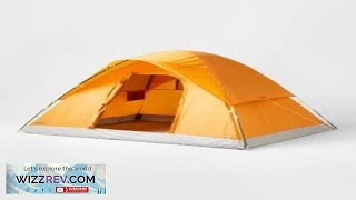 Embark Dome Tent 4 Person Electrical Port Rust 4 Person Camping eBay