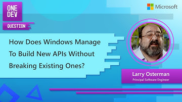 How does Windows manage to build new APIs without breaking existing ones?