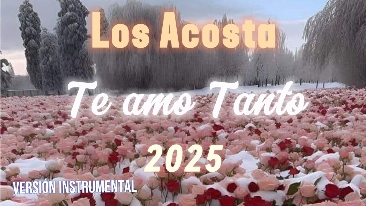Los Acosta - Te amo Tanto (2025) versión instrumental 