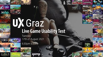 Live Game Usability Test (UXGraz Meetup, hosted by Rarebyte)