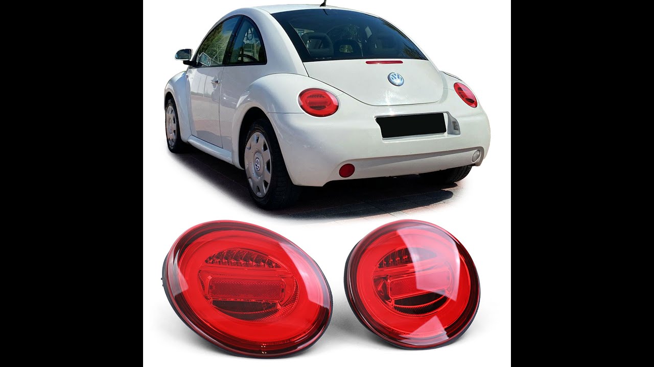VW New Beetle (3C) dynamic fullLED taillights - Red - YakaEquiper.com