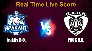 Iraklis B.C. vs PAOK B.C. Live Score - Greece Greek Basket League