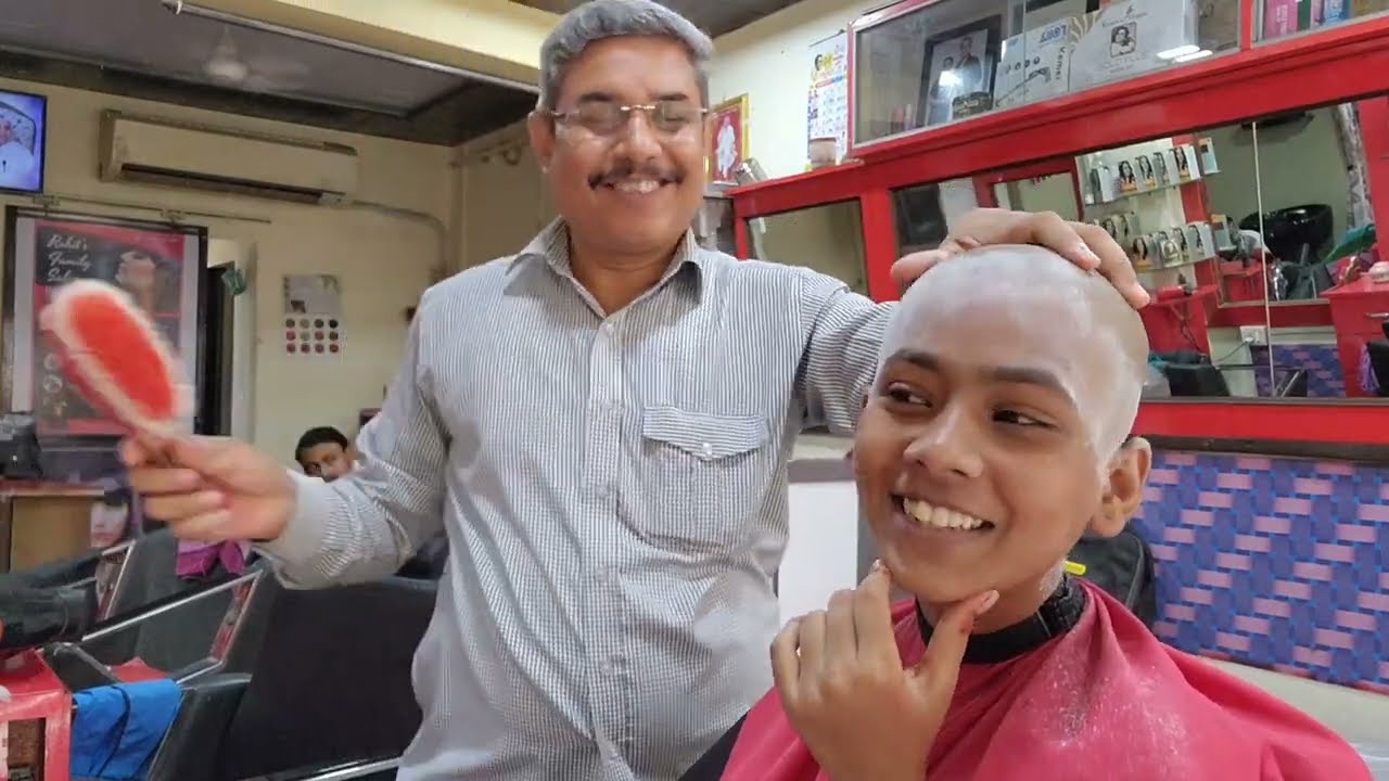 GIRLS HEADSHAVE/ASMR GIRLS HEADSHAVE (2025)EXTREMELY BEST COUL HEADSHAVE/daddy barber