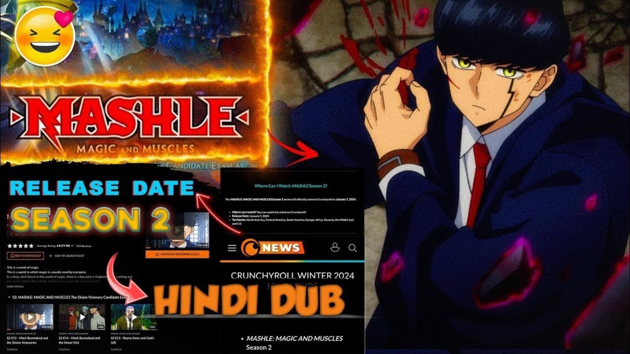 Mashle Magic And Muscles Dub Release Date