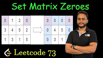 Set Matrix Zeroes | Leetcode 73