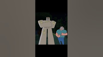 Iron Golem vs. Creeper & Enderman minecraft funny animation #minecraft #minecraftmovie