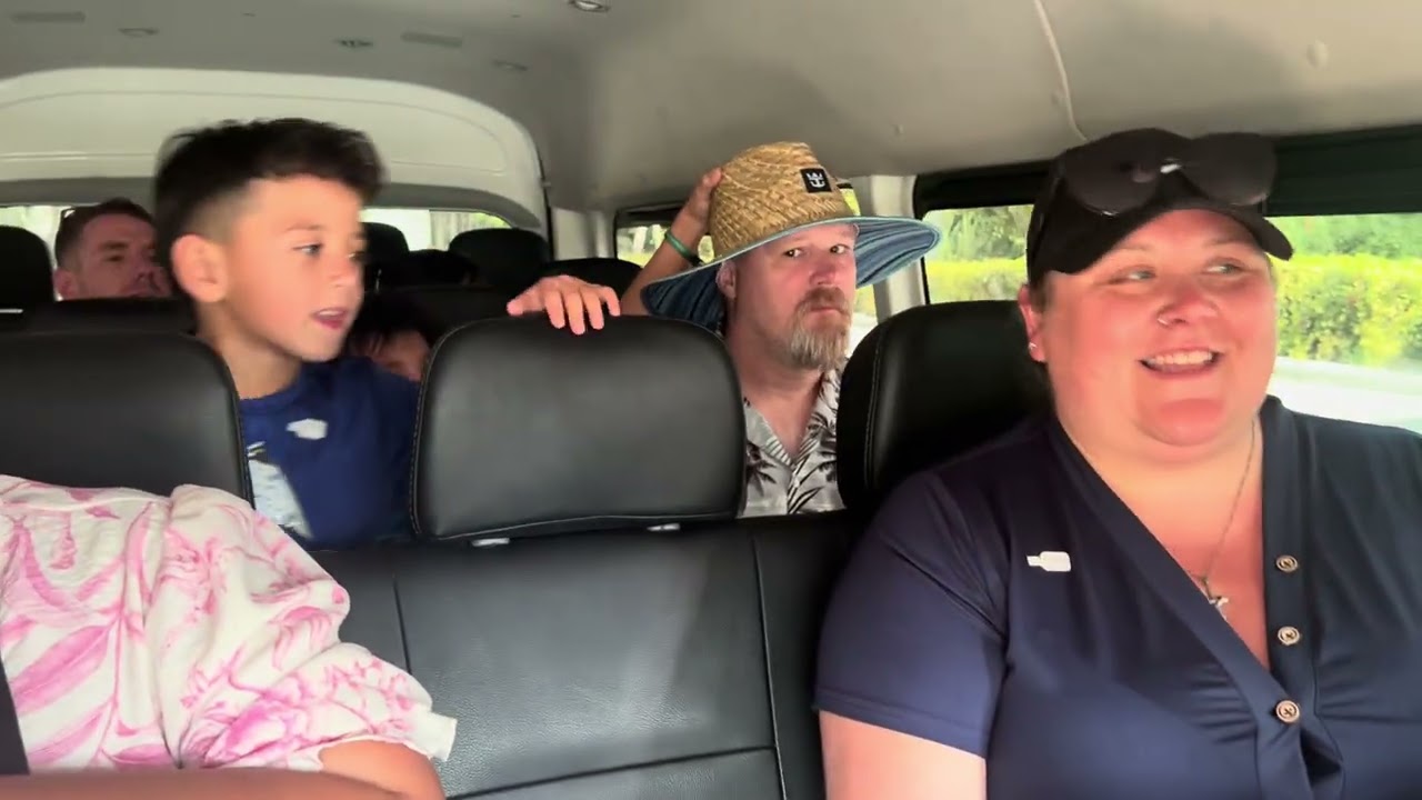 Van ride to gift shop in Dominican Republic part 2