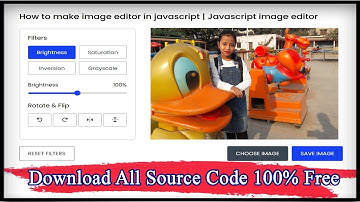 How to make image editor in javascript | Javascript image editor | Code Hunter