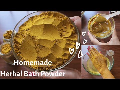 Homemade Herbal Bath Powder|Body Polishing Powder|Ayurvedic Herbal Bath Powder|Skin