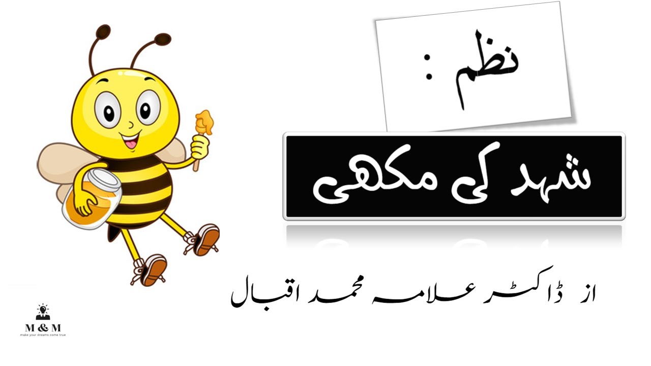 Shehad ki makhi  Honey Bee Poem By Allama Iqbalencouraging for seeking knowledge