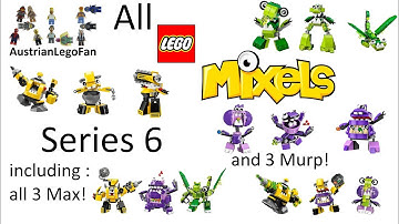 All Lego Mixels Series 6 including all Max! and Murp! - Lego Speed Build Review