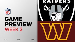 Las Vegas Raiders vs Washington Commanders | Week 3 Game Preview