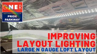 Improving Model Railway Lighting - N Gauge Loft Layout - Ep 20