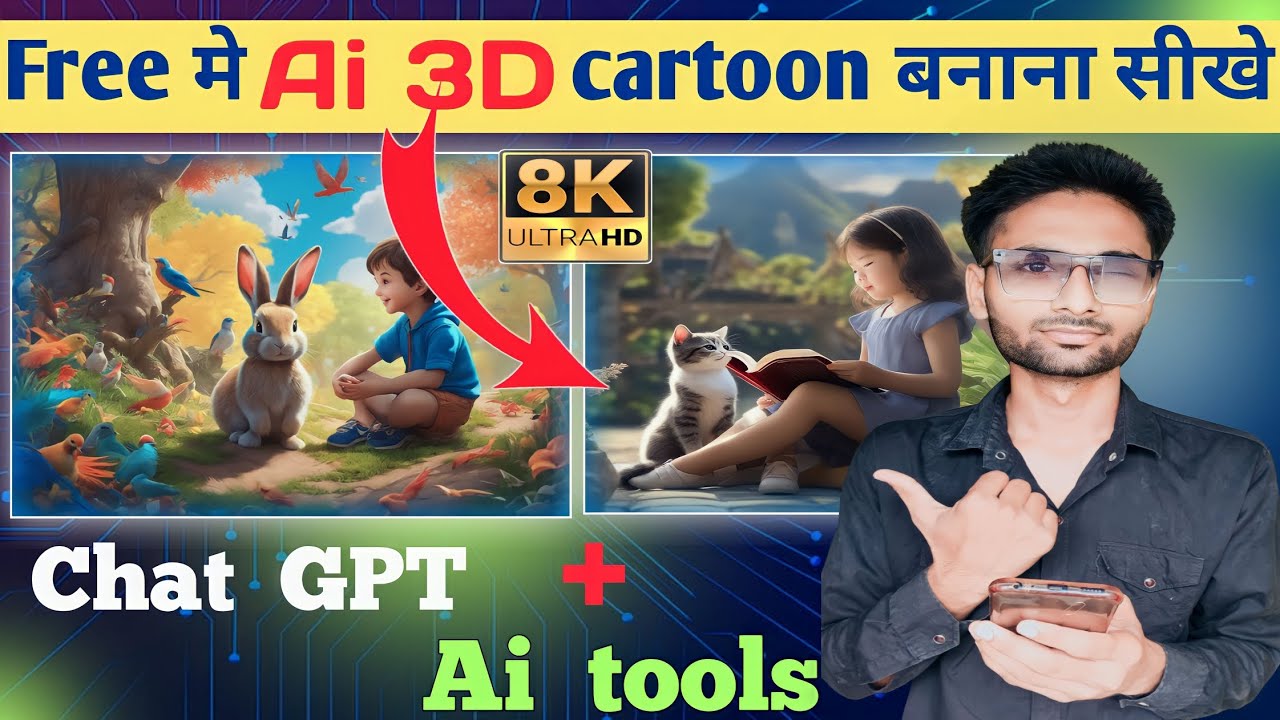 Ai 3d cartoon video kaise banaye || How to create ai 3d cartoon video ...
