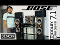4K UHD DENON 7.1 DOLBYATMOS//BOSE 4 series speaker//pioneer speakers