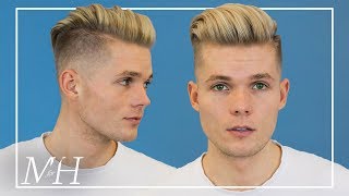 Men's Skin Fade Haircut with Long Top | Cut and Style 2020 - YouTube