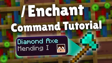 How To Use The Enchant Command In Minecraft Java and Bedrock!