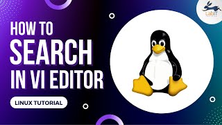 How to do a search in Linux VI editor | vi editor tutorial | Linux tutorial