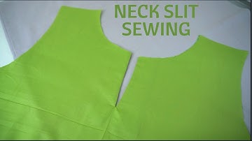 Neck Slit Sewing