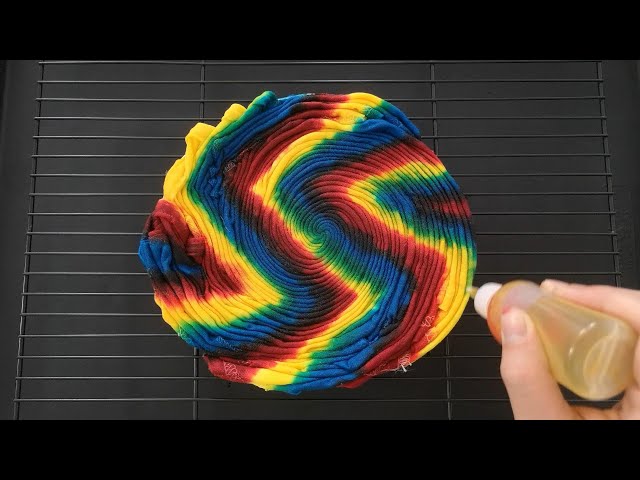 Tie-dye pattern P220 : WigWag on a Spiral 