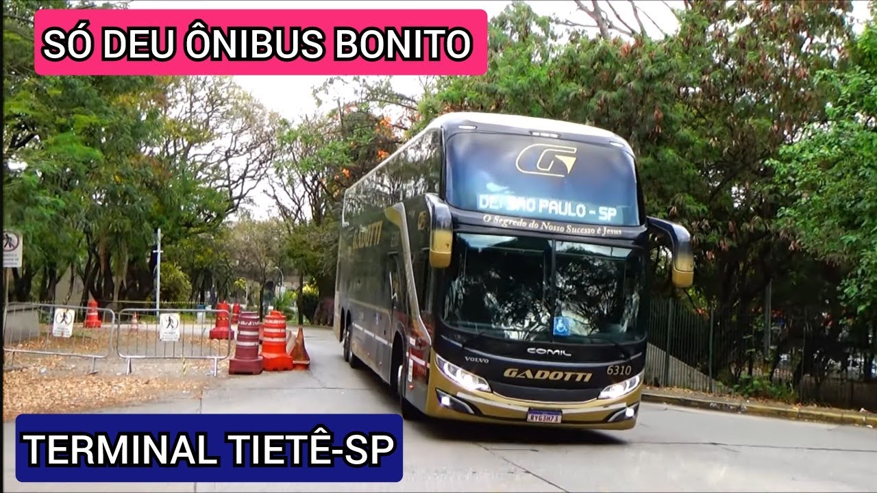 EMOÇÃO NA SAÍDA! O movimento incrível de Ônibus saindo da Rodoviária do Tietê