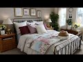 Cottage Style Tiny Farmhouse Romantic Interior with Modern Vintage Decor &amp; Trendy Color Ideas