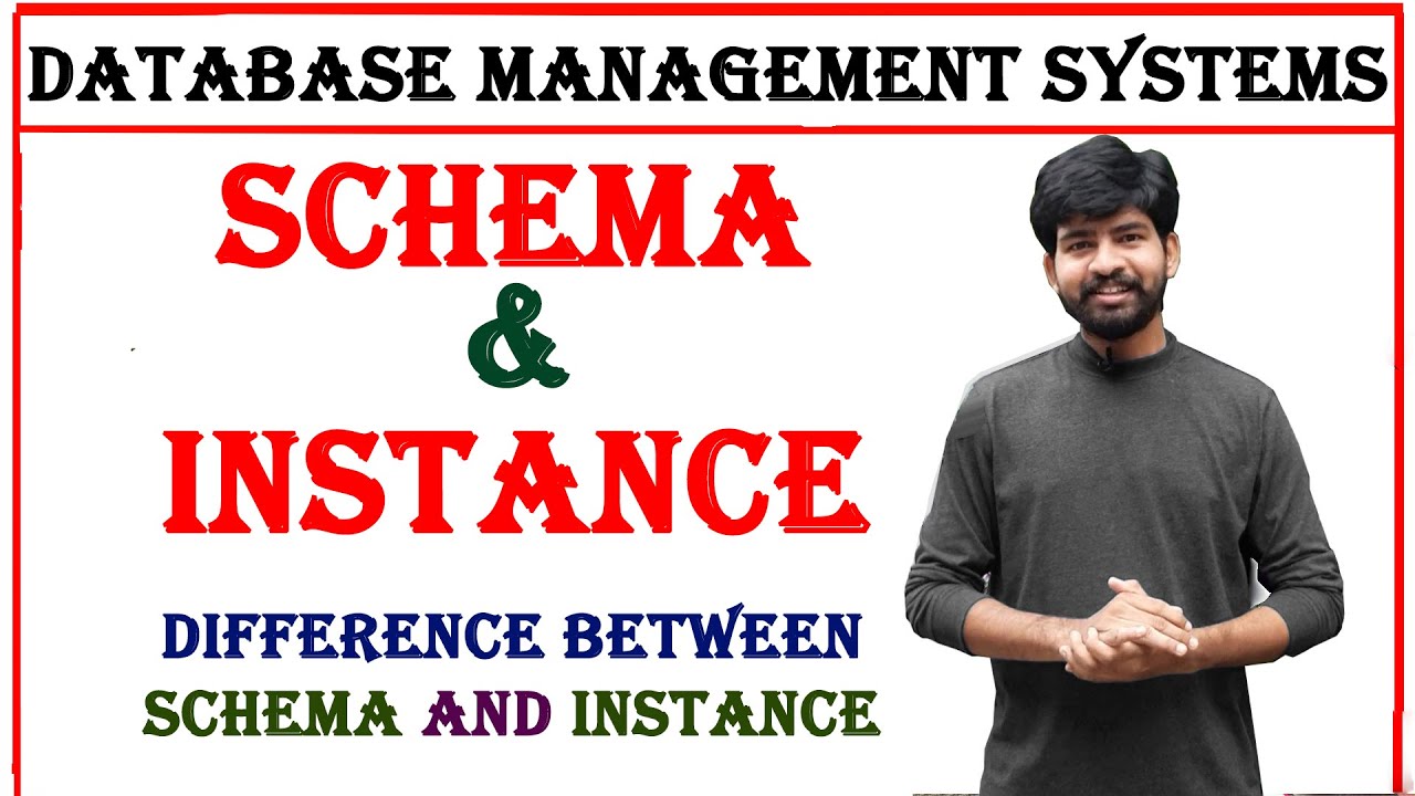 What Is Schema And Instance In Dbms Difference Between Instance And