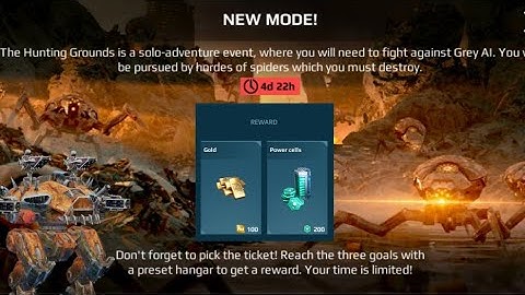 War Robots: New PVE Mode [Hunting Grounds] Update 8.1