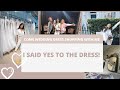 COME WEDDING DRESS SHOPPING WITH ME | I SAID YES! | THE WEDDING DIARIES | Claudia Rose Long