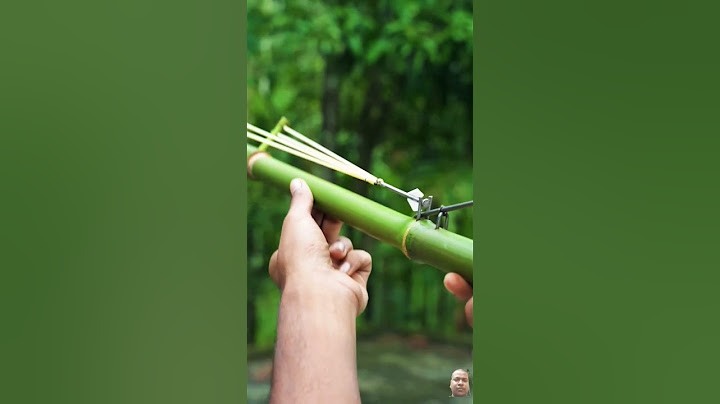 Bamboo Creations with Slingshots using pin #bamboo #bambooart #bamboocraft #diy #craft