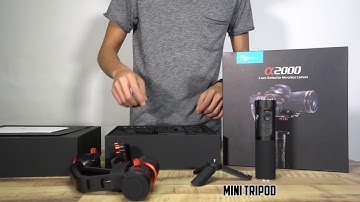 Feiyu a2000 Kit  Alpha series 3-Axis Handheld Gimbal Stabilizer Unboxing