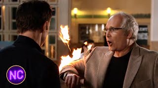 Chevy Chase Catches Fire | Community Season 1 Episode 2 | Now Comedy