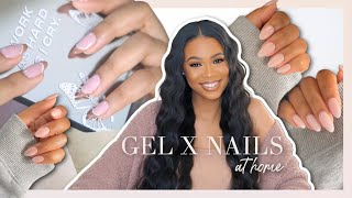 How To Do Affordable Gel X Nails At Home! Holiday Edition | LYNSEY ANASTASIA