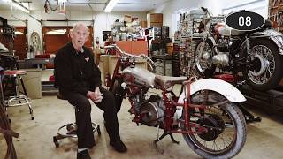 Malcolm Smith   1954 Moto Guzzi Falcone