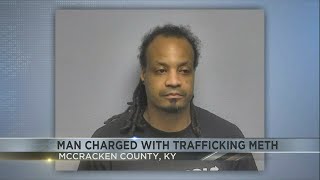 Man charged with trafficking meth