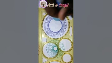 Easy Spirograph drawing 🥰🥰🥰 #shorts #viral #drawing
