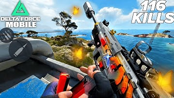 Delta Force Mobile – Alternating Current UZI META Build Gameplay (116 KILLS)