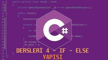 C# Dersleri 4 - If - Else Yapısı
