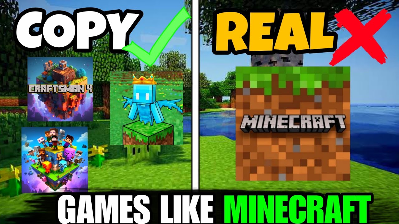 Top 3 games like minecraft 😮 Minecraft copies 😱 Gamer madhav yt - YouTube