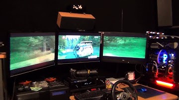 Dirt 3 Eyefinity Quad fire ATI 5970 4gig Toxics