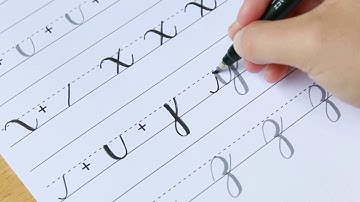 Writing the Lowercase y with Basic Strokes | Brush Lettering and Calligraphy