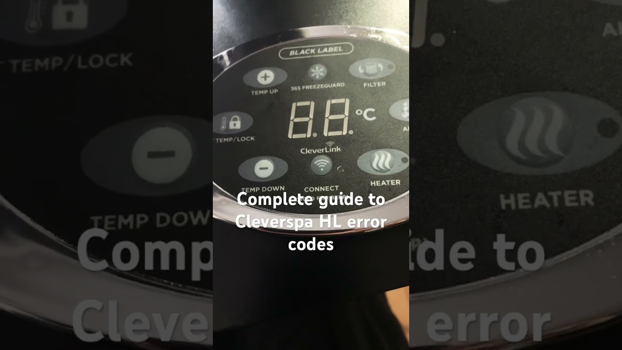 Полное руководство по кодам ошибок Cleverspa HL 