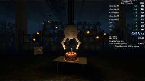 Portal Any% Speedrun in 6:53 (FORMER WORLD RECORD)