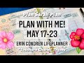 Plan With Me! | May 17-23 | Erin Condren Hourly | “Southern Charm”  Stickers