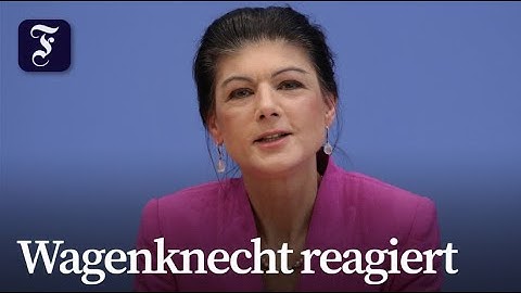 Sahra Wagenknecht stellt Bundestagswahl infrage