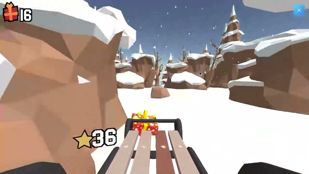 me being good at snow rider 3d