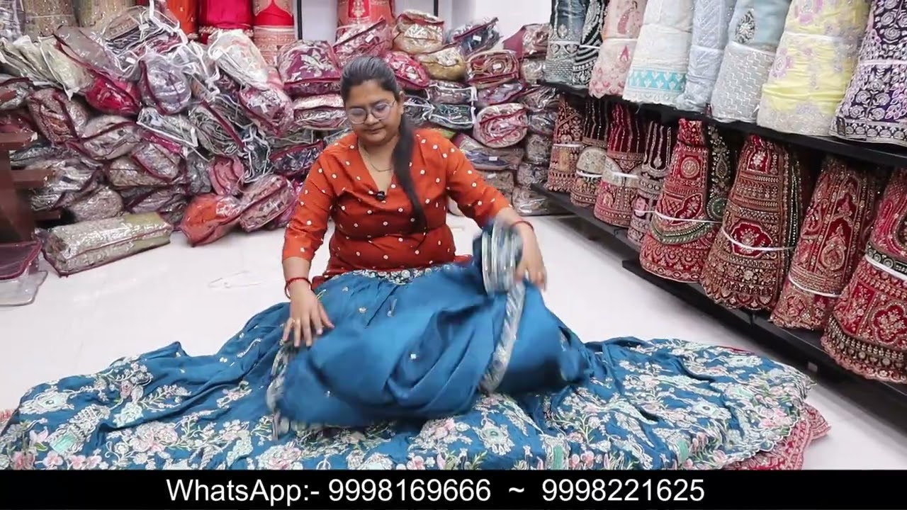 Wow 😳 खूबसूरत लहंगे मात्र 2000/-रू से शुरू || Lehenga Manufacturer Surat